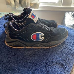 champion suede sneakers